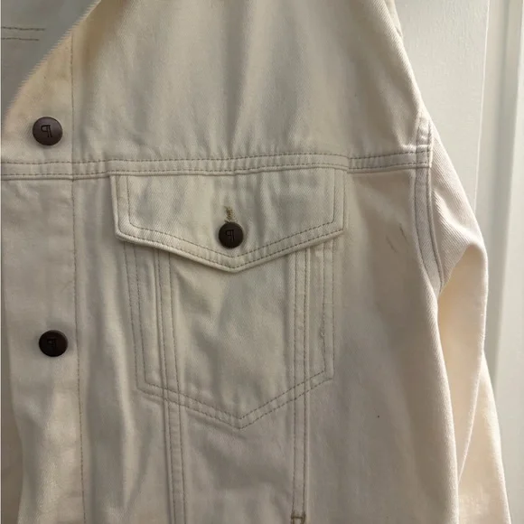 Pilcro white denim jacket - Picture 3 of 4